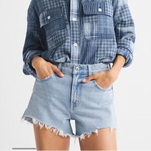 Abercrombie Curve Love High Rise 90s Cutoff Short